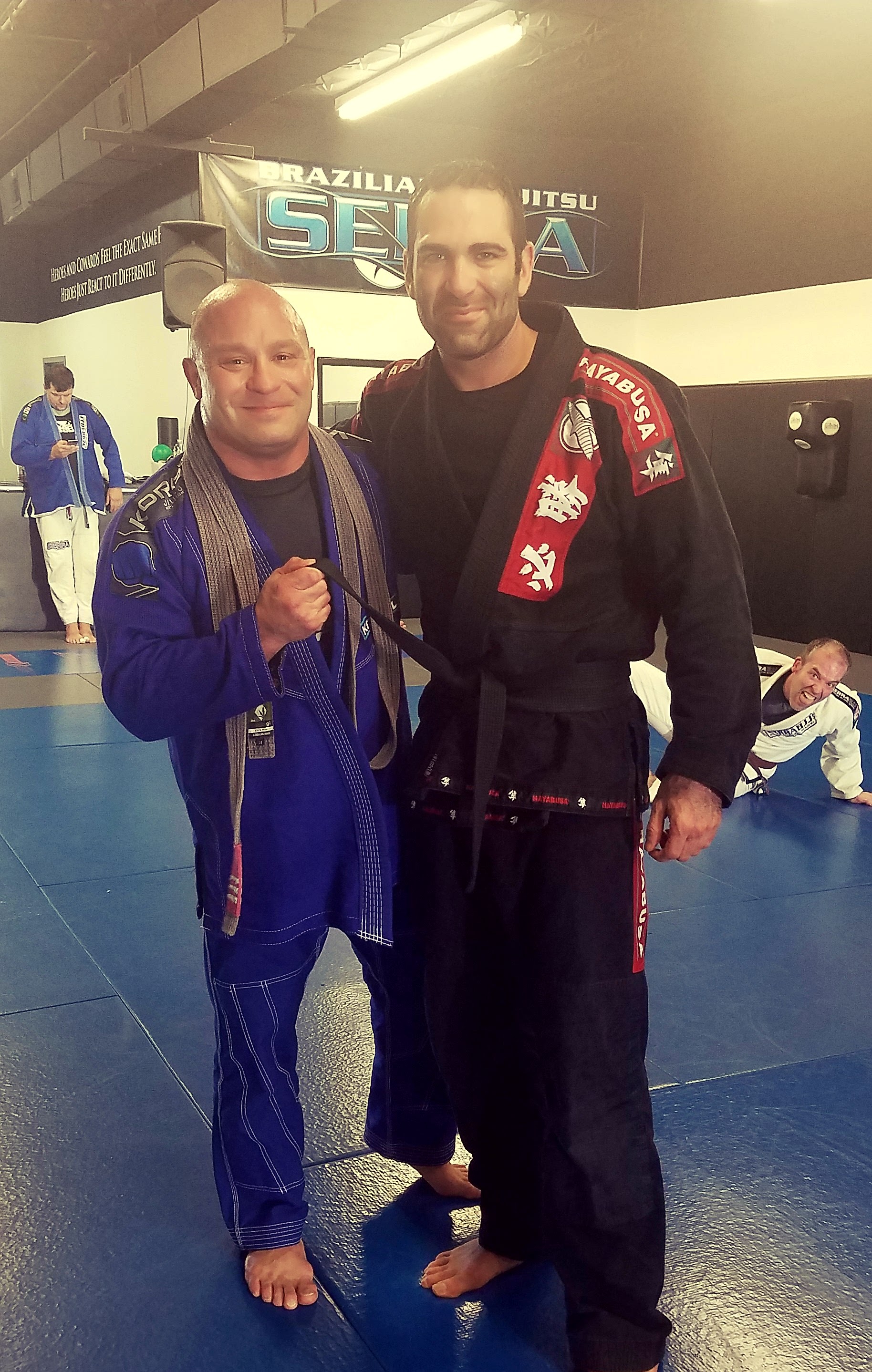 Israel Joffe and UFC Hall of Famer Matt Serra