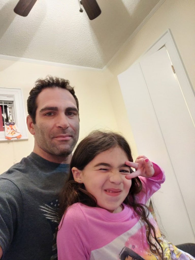 Israel Joffe and my cute niece in New York during covid